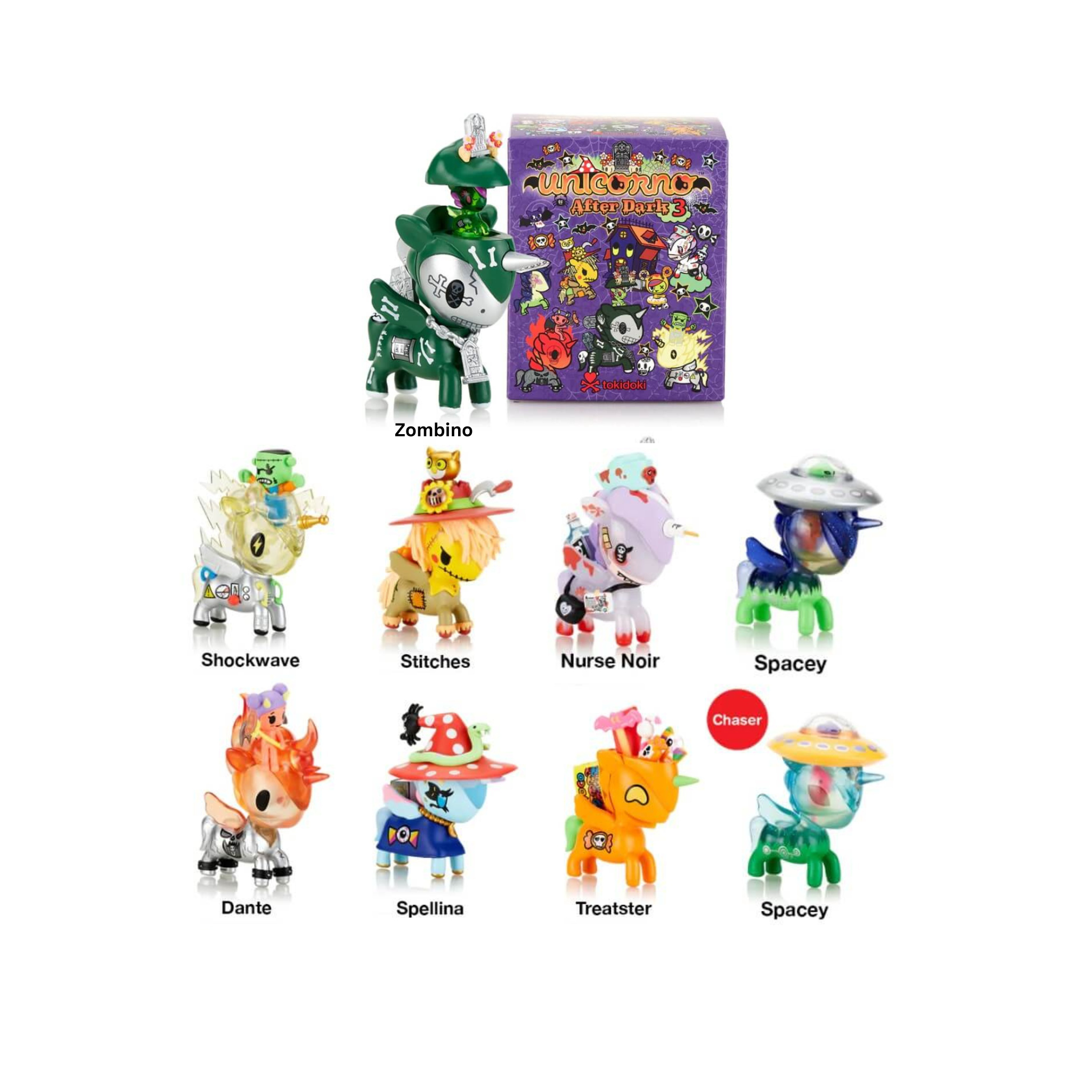 TOKIDOKI Unicorno After Dark Series 3 Mystery Box Evo Games